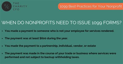 do i issue a 1099 to a nonprofit|1099 Best Practices for Your Nonprofit .
